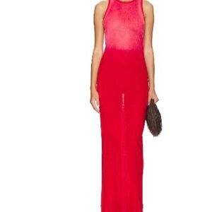 Cotton Citizen Vibrant Red Maxi Dress